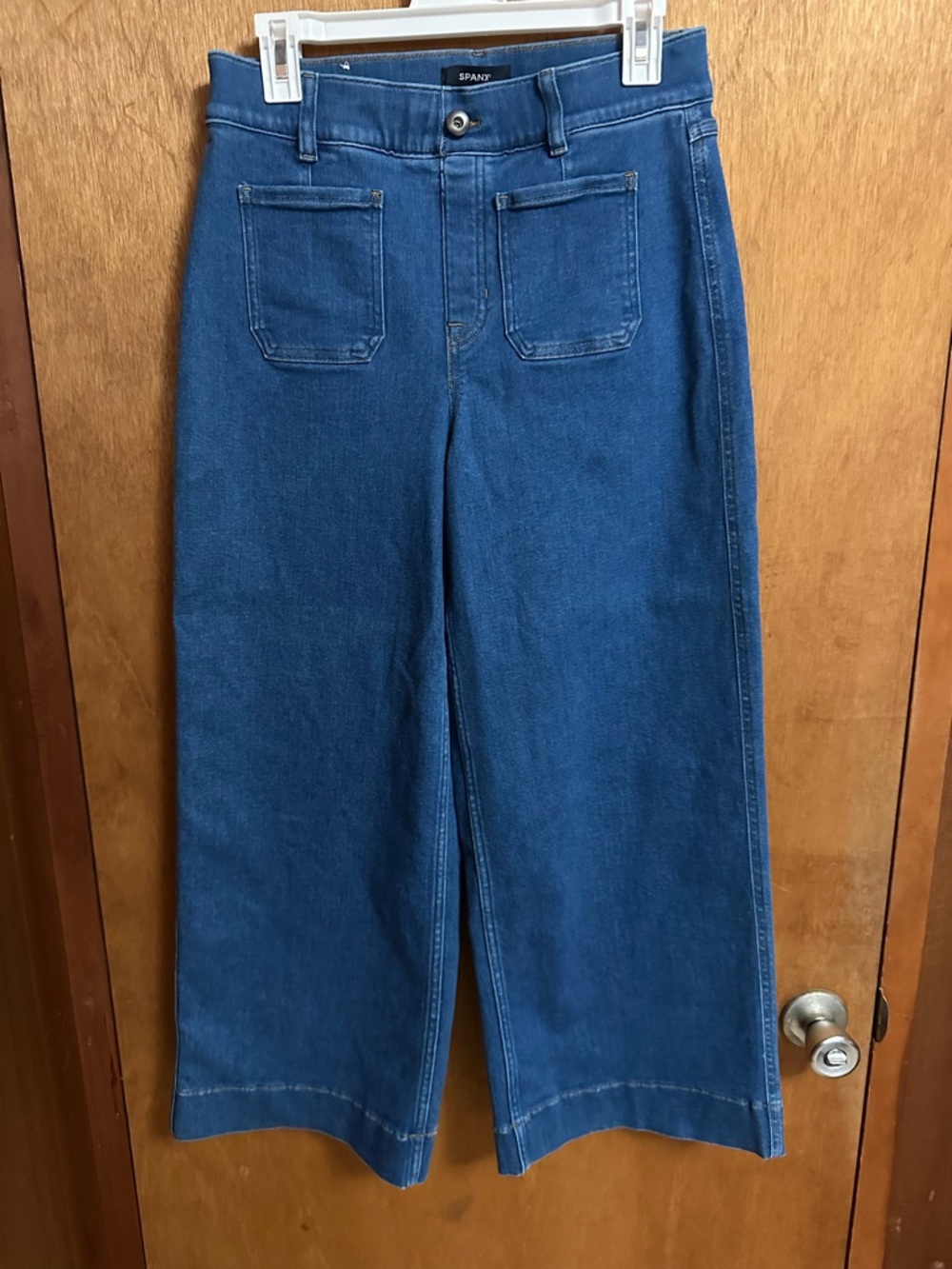 SPANX Wide-Leg Denim Crop Jeans NWOT